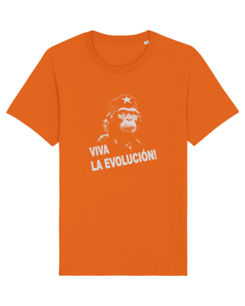 VIVA LA EVOLUCION - CHE GUEVARA - CIMPANZEU 8 Bright Orange