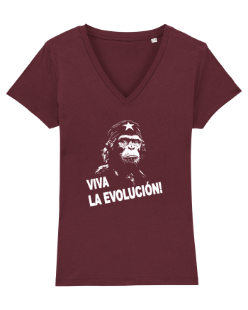 VIVA LA EVOLUCION - CHE GUEVARA - CIMPANZEU 9 Burgundy