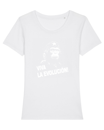 VIVA LA EVOLUCION - CHE GUEVARA - CIMPANZEU 9 White