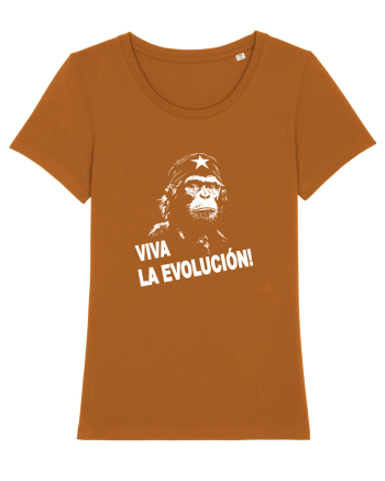 VIVA LA EVOLUCION - CHE GUEVARA - CIMPANZEU 9 Roasted Orange