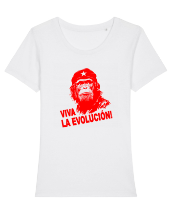 VIVA LA EVOLUCION - CHE GUEVARA - CIMPANZEU 10 White