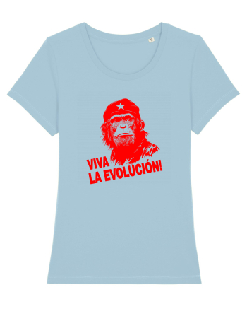 VIVA LA EVOLUCION - CHE GUEVARA - CIMPANZEU 10 Sky Blue