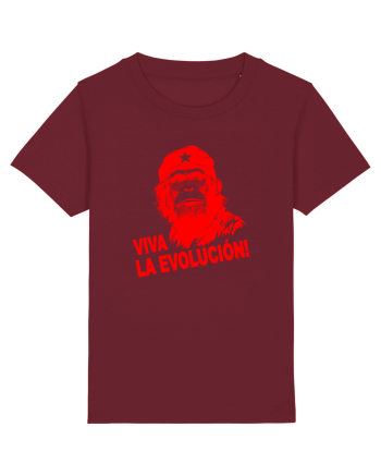VIVA LA EVOLUCION - CHE GUEVARA - CIMPANZEU 10 Burgundy