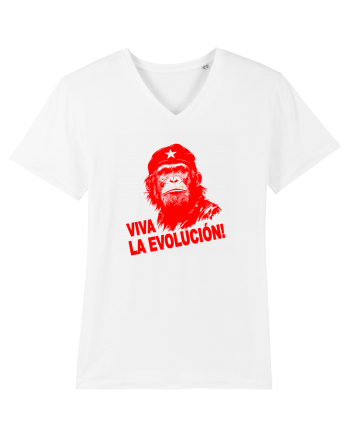 VIVA LA EVOLUCION - CHE GUEVARA - CIMPANZEU 10 White