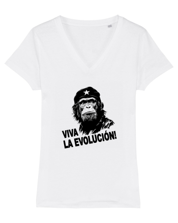 VIVA LA EVOLUCION - CHE GUEVARA - CIMPANZEU 11 White
