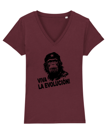 VIVA LA EVOLUCION - CHE GUEVARA - CIMPANZEU 11 Burgundy