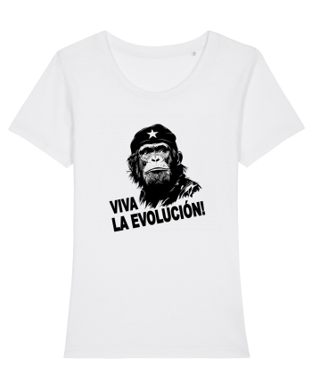 VIVA LA EVOLUCION - CHE GUEVARA - CIMPANZEU 11 White