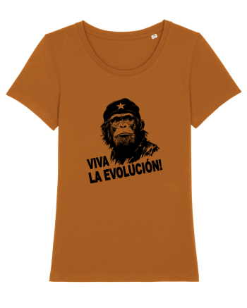 VIVA LA EVOLUCION - CHE GUEVARA - CIMPANZEU 11 Roasted Orange