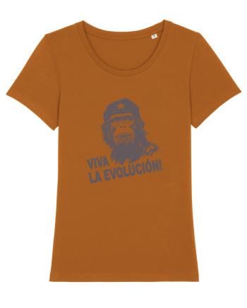 VIVA LA EVOLUCION - CHE GUEVARA - CIMPANZEU 12 Roasted Orange