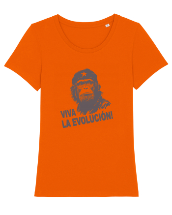 VIVA LA EVOLUCION - CHE GUEVARA - CIMPANZEU 12 Bright Orange