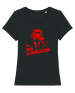 VIVA LA INVOLUCION - CHE GUEVARA - CIMPANZEU - trump  Tricou mânecă scurtă guler larg fitted Damă Expresser