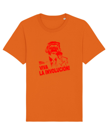 VIVA LA INVOLUCION - CHE GUEVARA - CIMPANZEU - trump  Bright Orange