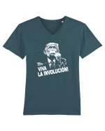 VIVA LA INVOLUCION - CHE GUEVARA - CIMPANZEU - trump 2 Tricou mânecă scurtă guler V Bărbat Presenter