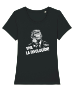 VIVA LA INVOLUCION - CHE GUEVARA - CIMPANZEU - trump B Tricou mânecă scurtă guler larg fitted Damă Expresser