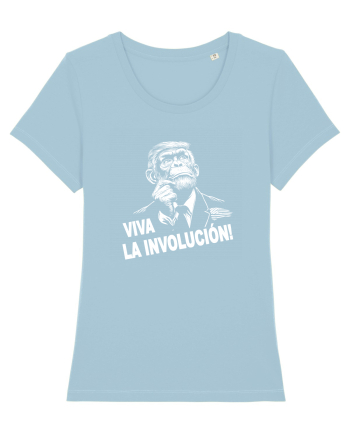 VIVA LA INVOLUCION - CHE GUEVARA - CIMPANZEU - trump B Sky Blue