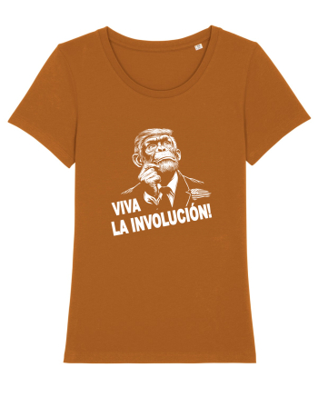 VIVA LA INVOLUCION - CHE GUEVARA - CIMPANZEU - trump B Roasted Orange
