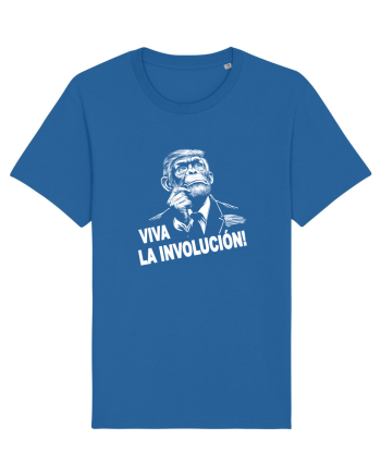 VIVA LA INVOLUCION - CHE GUEVARA - CIMPANZEU - trump B Royal Blue