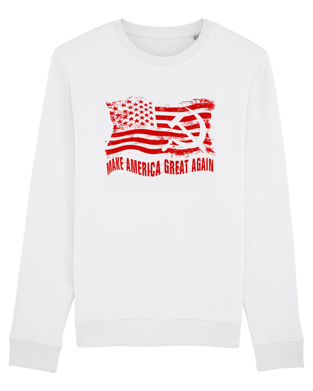 Bluză mânecă lungă Unisex Rise White