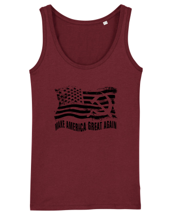 MAKE AMERICA - RUSIA - GREAT AGAIN 2 Burgundy