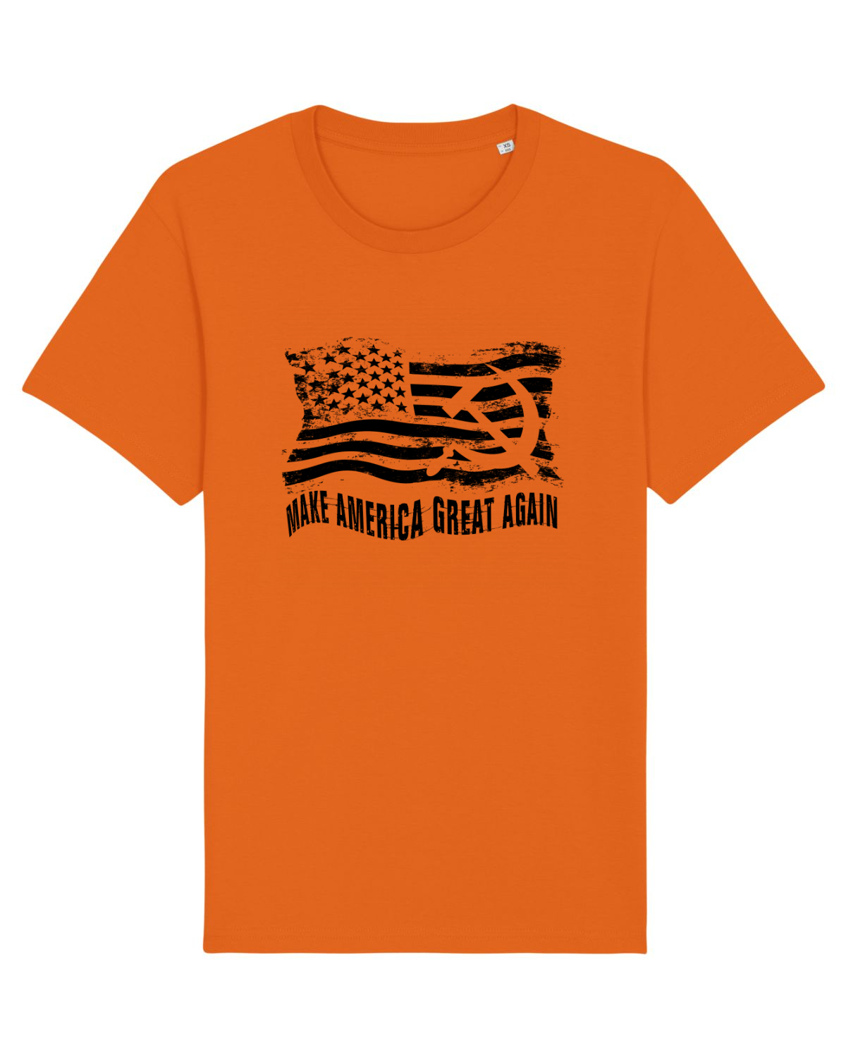 Tricou mânecă scurtă Unisex Rocker Bright Orange