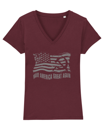 MAKE AMERICA - RUSIA - GREAT AGAIN 3 Burgundy