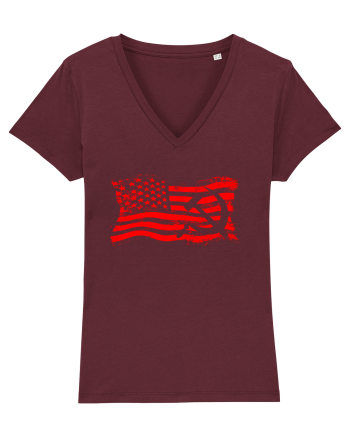 AMERICA - RUSIA Burgundy