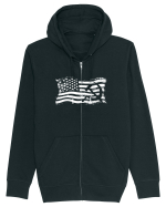 AMERICA - RUSIA 3 Hanorac cu fermoar Unisex Connector