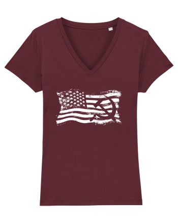 AMERICA - RUSIA 3 Burgundy
