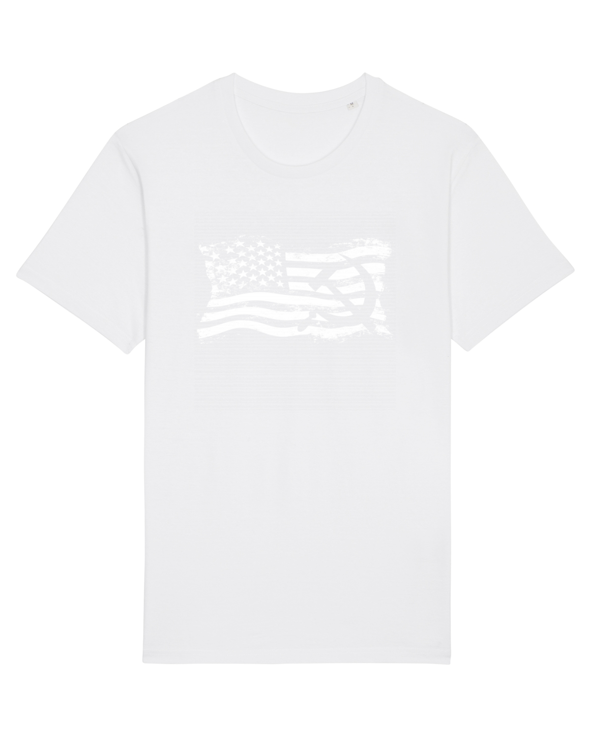 Tricou mânecă scurtă Unisex Rocker White