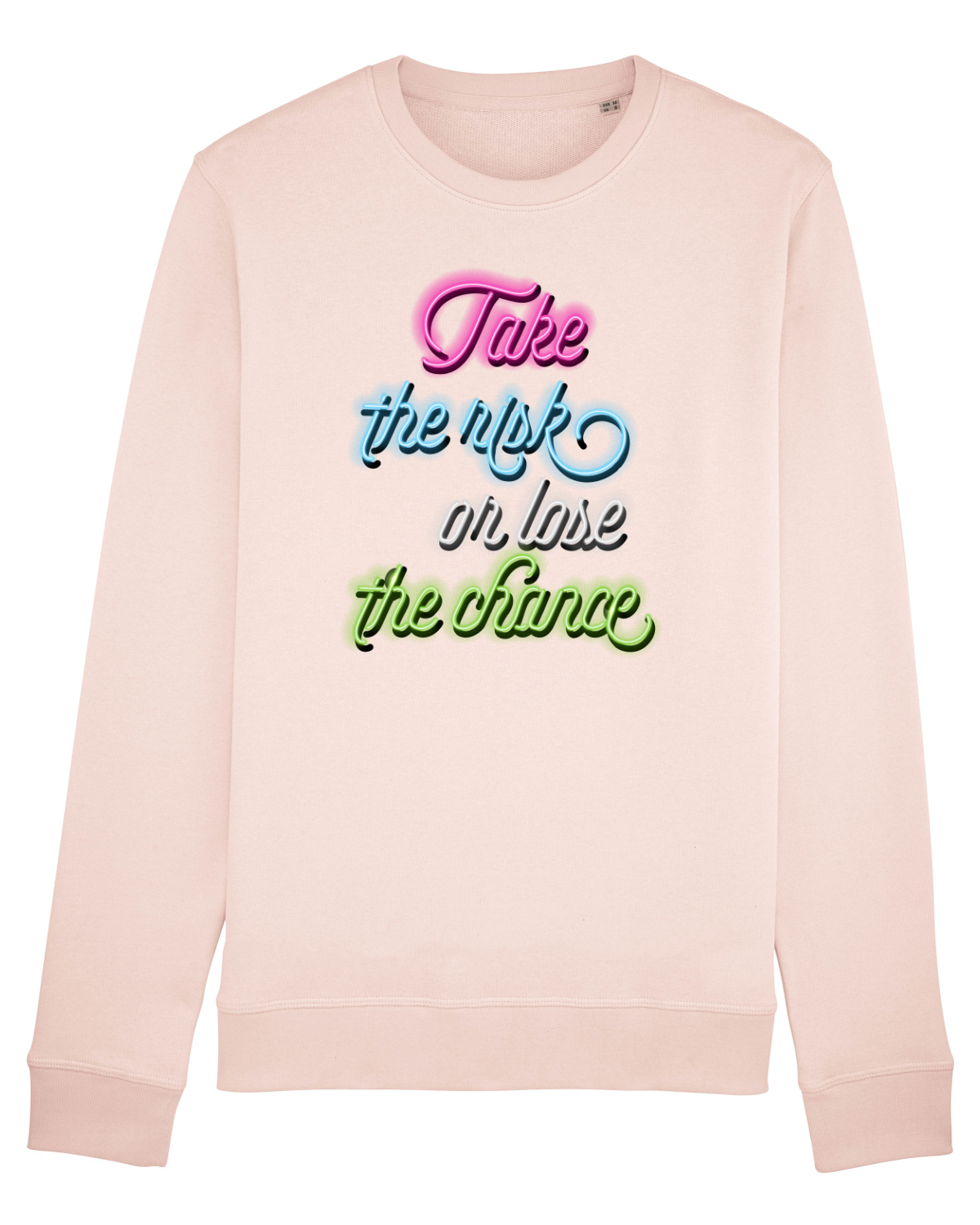 Bluză mânecă lungă Unisex Rise Candy Pink