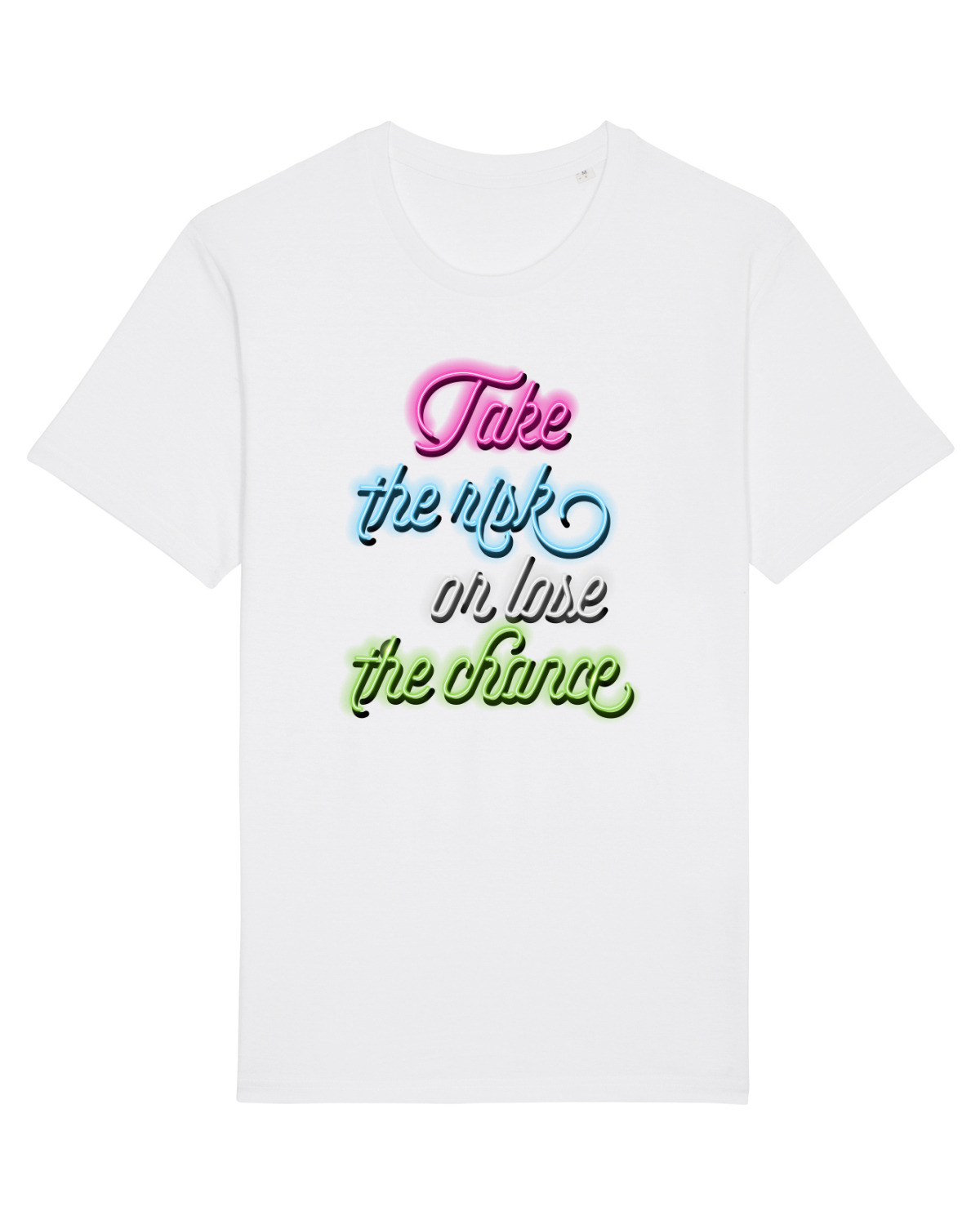 Tricou mânecă scurtă Unisex Rocker White