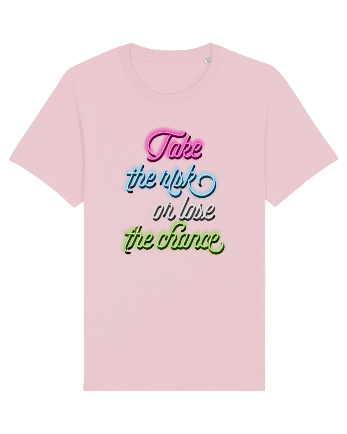 Tricou mânecă scurtă Unisex Rocker Cotton Pink