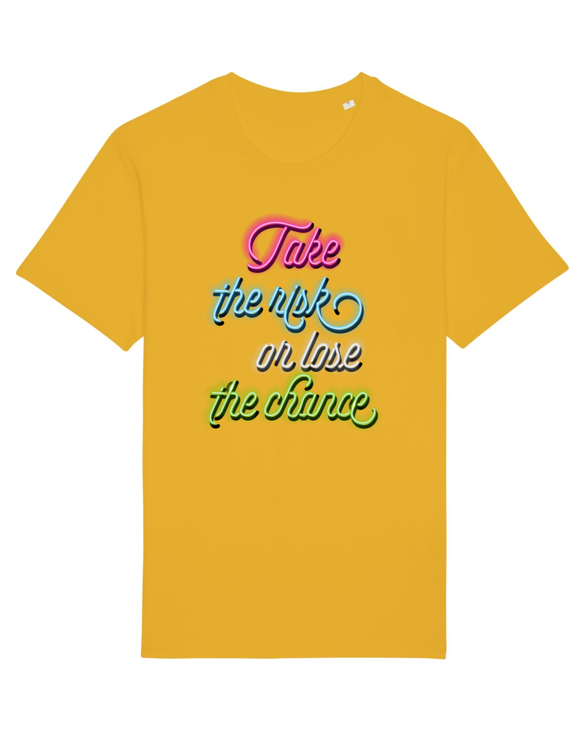 Tricou mânecă scurtă Unisex Rocker Spectra Yellow
