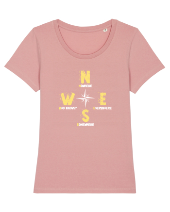 BUSOLA -  COMPASS - NOWHERE EVERYWHERE SOMEWHERE WHO KNOWS Canyon Pink