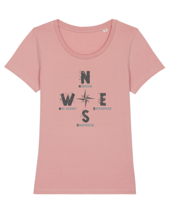 BUSOLA -  COMPASS - NOWHERE EVERYWHERE SOMEWHERE WHO KNOWS 2 Canyon Pink