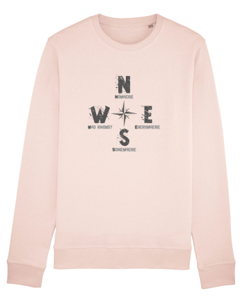BUSOLA -  COMPASS - NOWHERE EVERYWHERE SOMEWHERE WHO KNOWS 2 Candy Pink