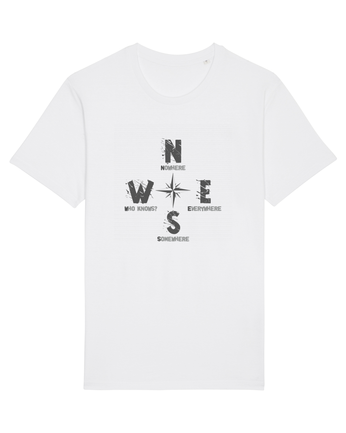 Tricou mânecă scurtă Unisex Rocker White