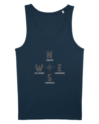 BUSOLA -  COMPASS - NOWHERE EVERYWHERE SOMEWHERE WHO KNOWS 2 Navy