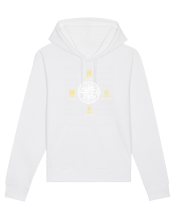 BUSOLA -  COMPASS - NOWHERE EVERYWHERE SOMEWHERE WHO KNOWS 3 White