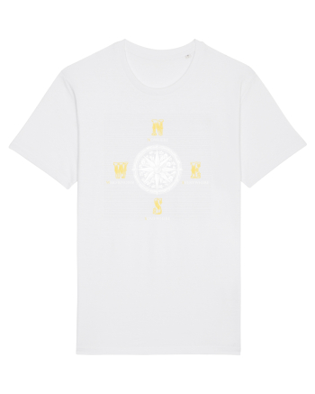 BUSOLA -  COMPASS - NOWHERE EVERYWHERE SOMEWHERE WHO KNOWS 3 White