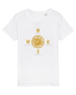 BUSOLA -  COMPASS - NOWHERE EVERYWHERE SOMEWHERE WHO KNOWS 4 Tricou mânecă scurtă  Copii Mini Creator