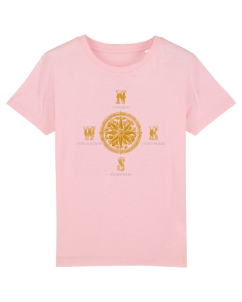 BUSOLA -  COMPASS - NOWHERE EVERYWHERE SOMEWHERE WHO KNOWS 4 Cotton Pink