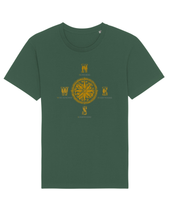 BUSOLA -  COMPASS - NOWHERE EVERYWHERE SOMEWHERE WHO KNOWS 4 Bottle Green