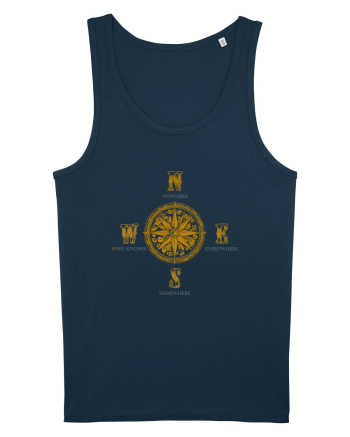 BUSOLA -  COMPASS - NOWHERE EVERYWHERE SOMEWHERE WHO KNOWS 4 Navy