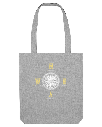BUSOLA -  COMPASS - NOWHERE EVERYWHERE SOMEWHERE WHO KNOWS 5 Heather Grey