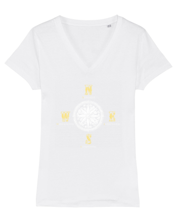 BUSOLA -  COMPASS - NOWHERE EVERYWHERE SOMEWHERE WHO KNOWS 5 White