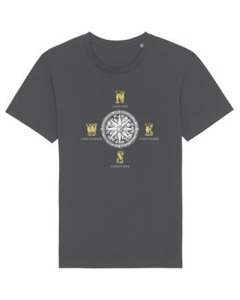 BUSOLA -  COMPASS - NOWHERE EVERYWHERE SOMEWHERE WHO KNOWS 5 Anthracite