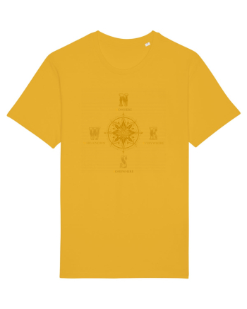 BUSOLA -  COMPASS - NOWHERE EVERYWHERE SOMEWHERE WHO KNOWS 6 Spectra Yellow