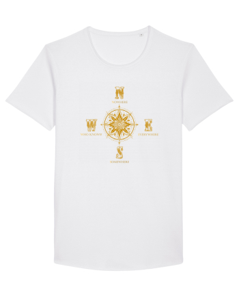 BUSOLA -  COMPASS - NOWHERE EVERYWHERE SOMEWHERE WHO KNOWS 6 White