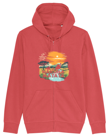 HAKUNA MATATA - NO WORRIES - FARA GRIJI Carmine Red